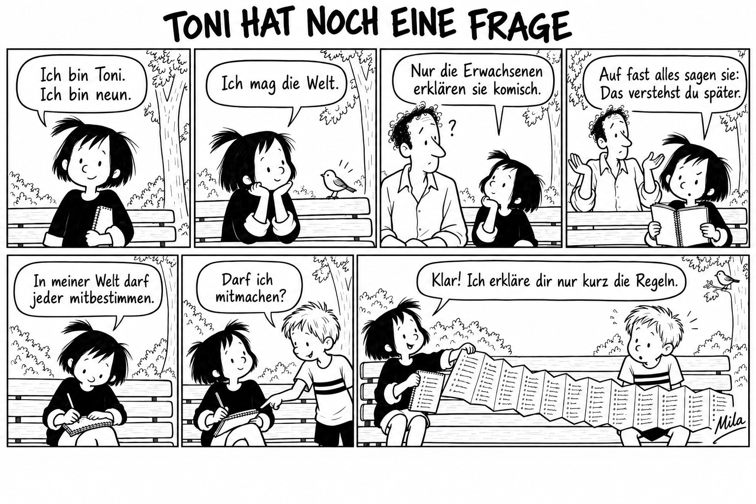 Der erste Toni-Comic aus der HASEPOST-Morgenausgabe vom 14. September 2026