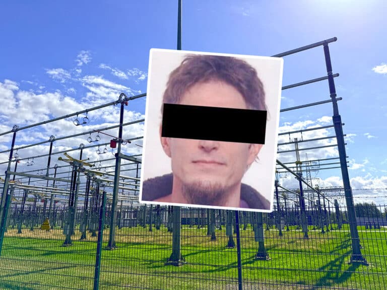 Das Foto mit dem Gesichtsbalken soll Daniel V. zeigen / Quelle: X in Osnabrück (Gesamtstadt)