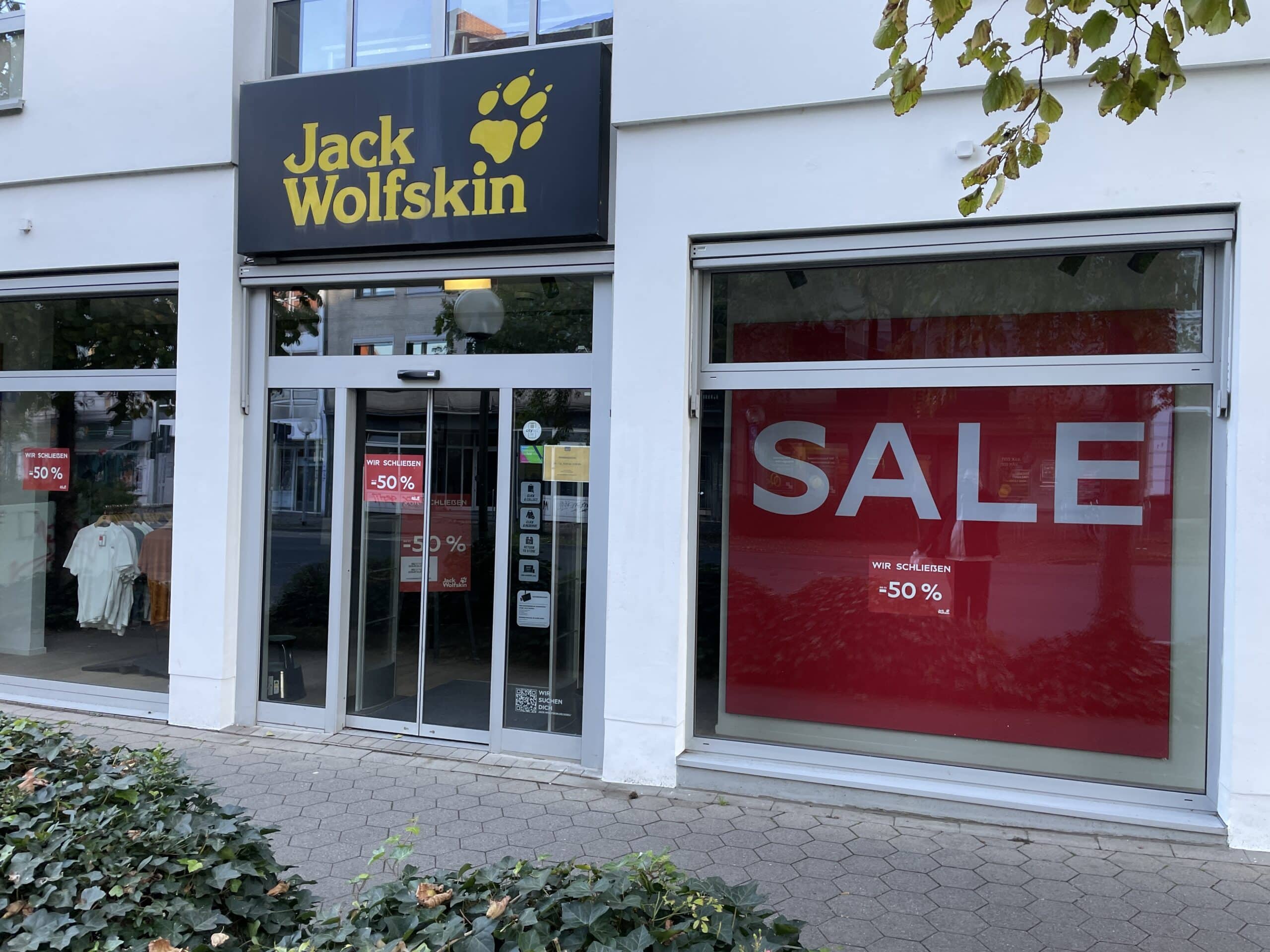 Jack Wolfskin schließt in Osnabrück