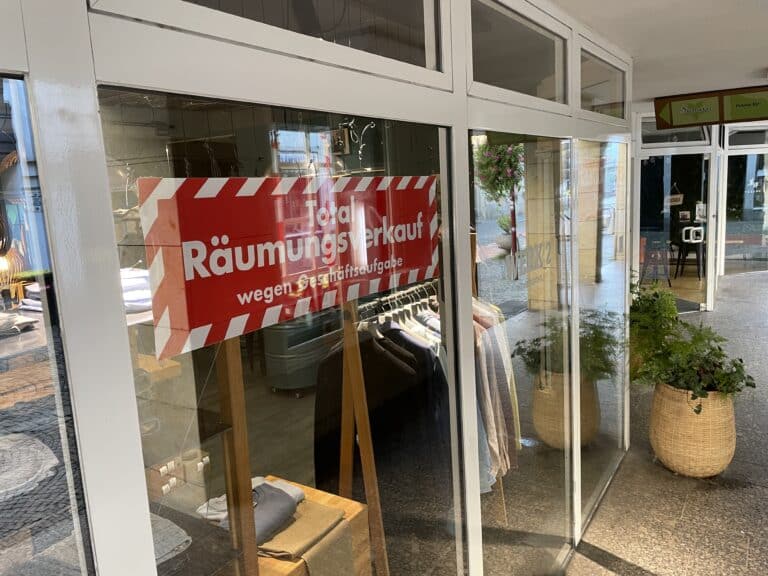 Räumungsverkauf "Werk 2" in Innenstadt