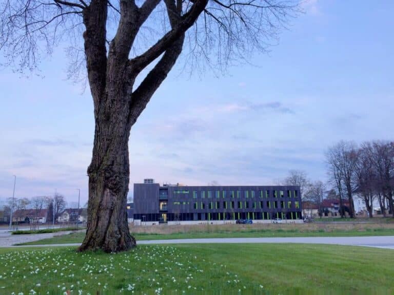 Der kleine Park im Wissenschaftspark, der keinen offiziellen Namen hat und bislang als Entrée-Platz bekannt war. / Archivbild: Pohlmann in Westerberg