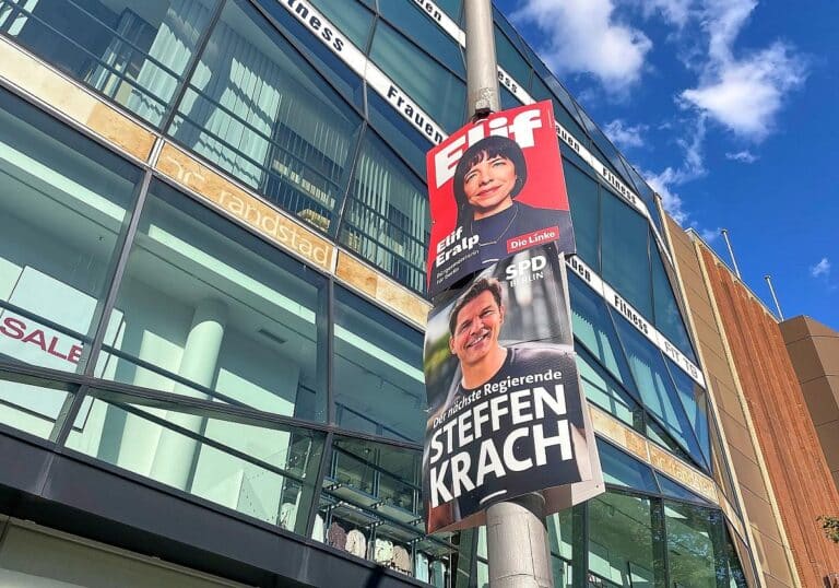 Wahlplakate zum