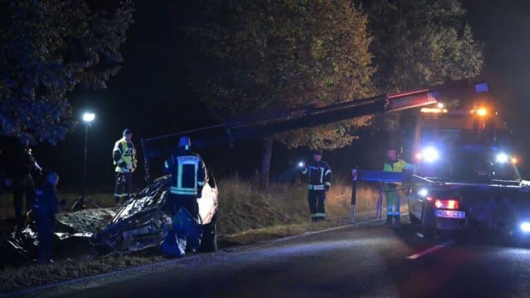 Vier Tote bei Frontalzusammenstoß in Brandenburg