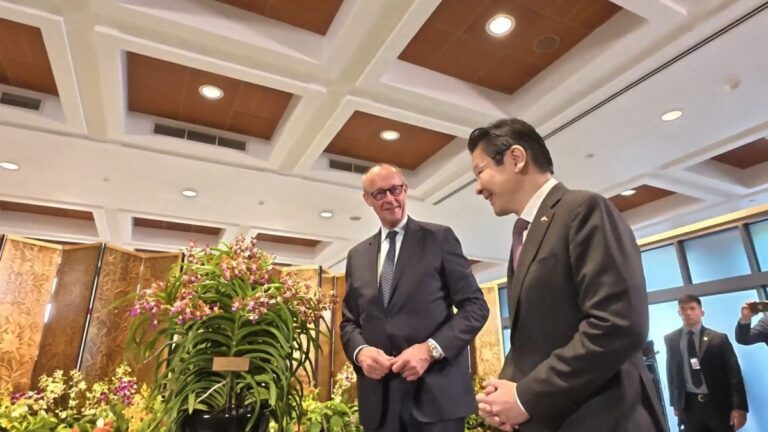 Singapur ehrt Merz mit eigener Orchideensorte