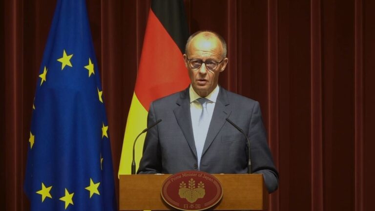 Merz wirbt in Asien für engere Zusammenarbeit mit Japan