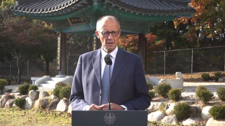 Merz besucht koreanische Grenze und hofft auf Wiedervereinigung