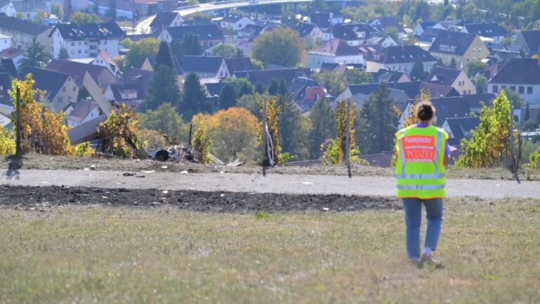 Zwei Tote bei Kleinflugzeugabsturz bei Heilbronn