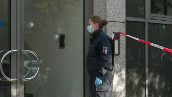 Schüsse auf iranische Bank in Hamburg