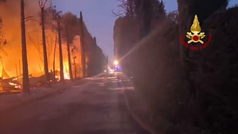 Schwerer Brand auf Gardasee-Campingplatz