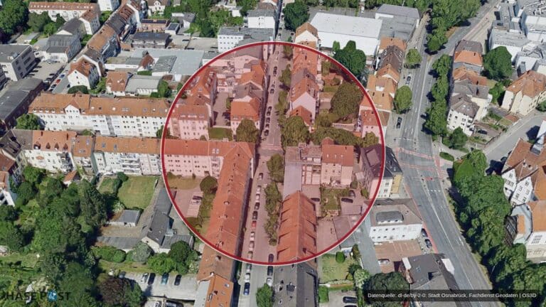 Rehmstraße / Heinrichstraße, Wüste, 49080 Osnabrück