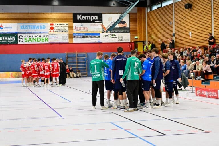 Handballer des TV Bissendorf-Holte in Horneburg
