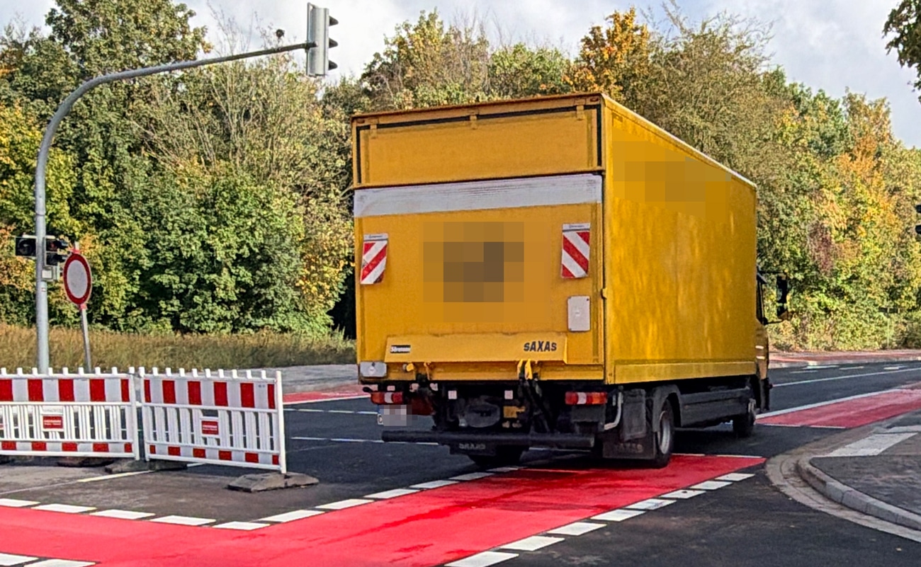 "Ab geht die Post" durch die Vehrter Landstraße