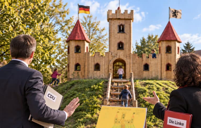 Brandmauer-Streit um die Wüstenburg in Osnabrück