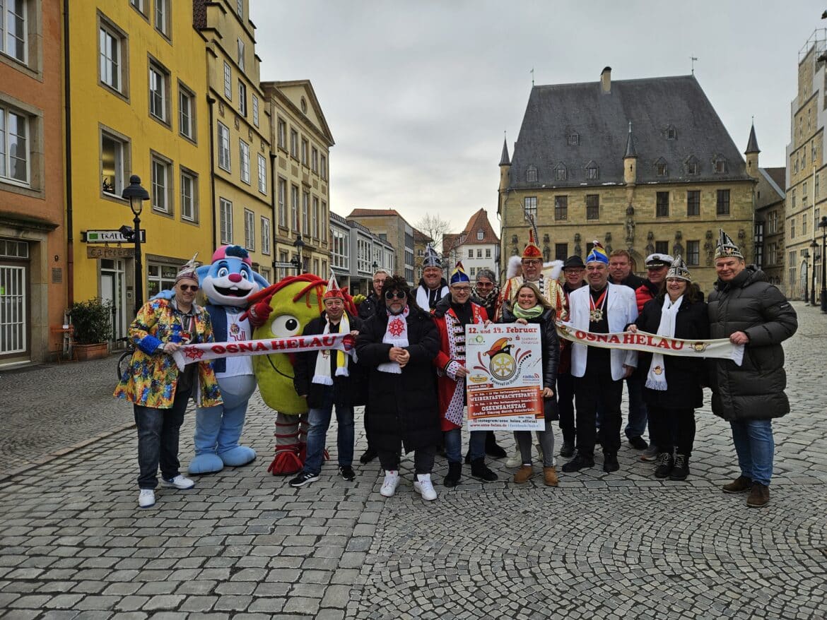 Das Team freut sich auf den Karnevalsumzug