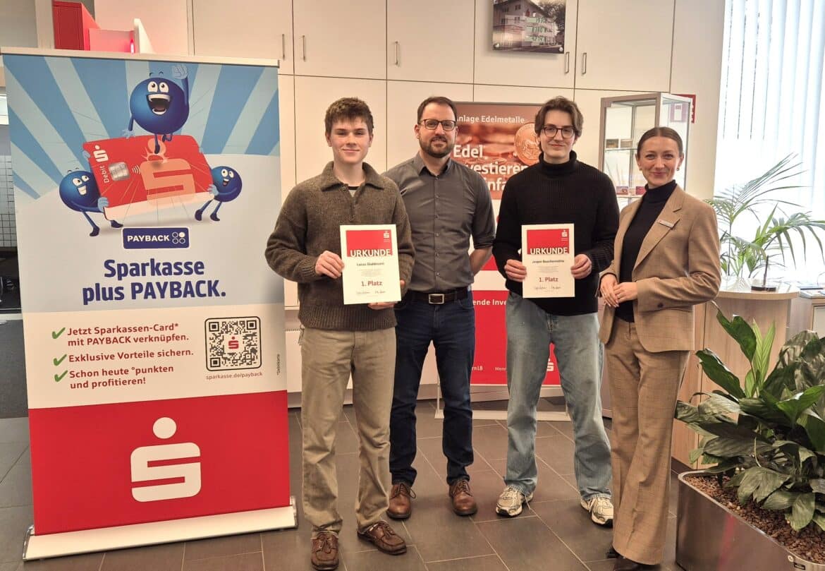 Planspiel Börse gewonnen. / Foto: Gymnasium „In der Wüste“