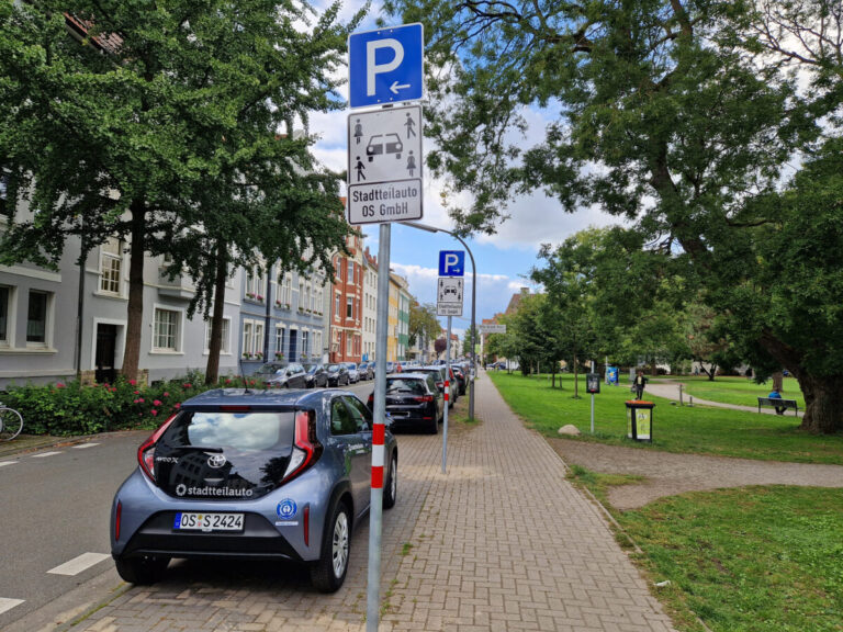 Stadtteilauto-Stellplätze