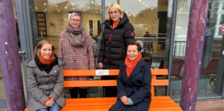 Orange Bank vor dem Stadthaus in Osnabrück