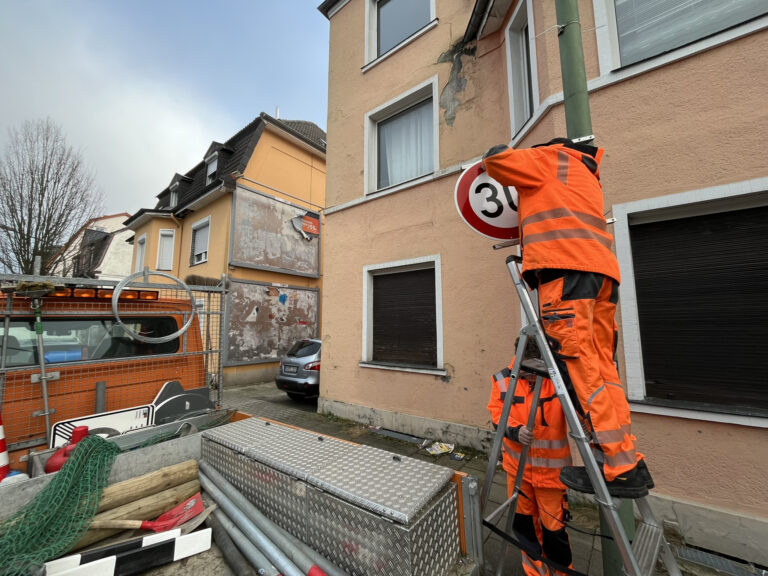Die Tempo-30-Schilder wurden entfernt. / Foto: Constantin Binder