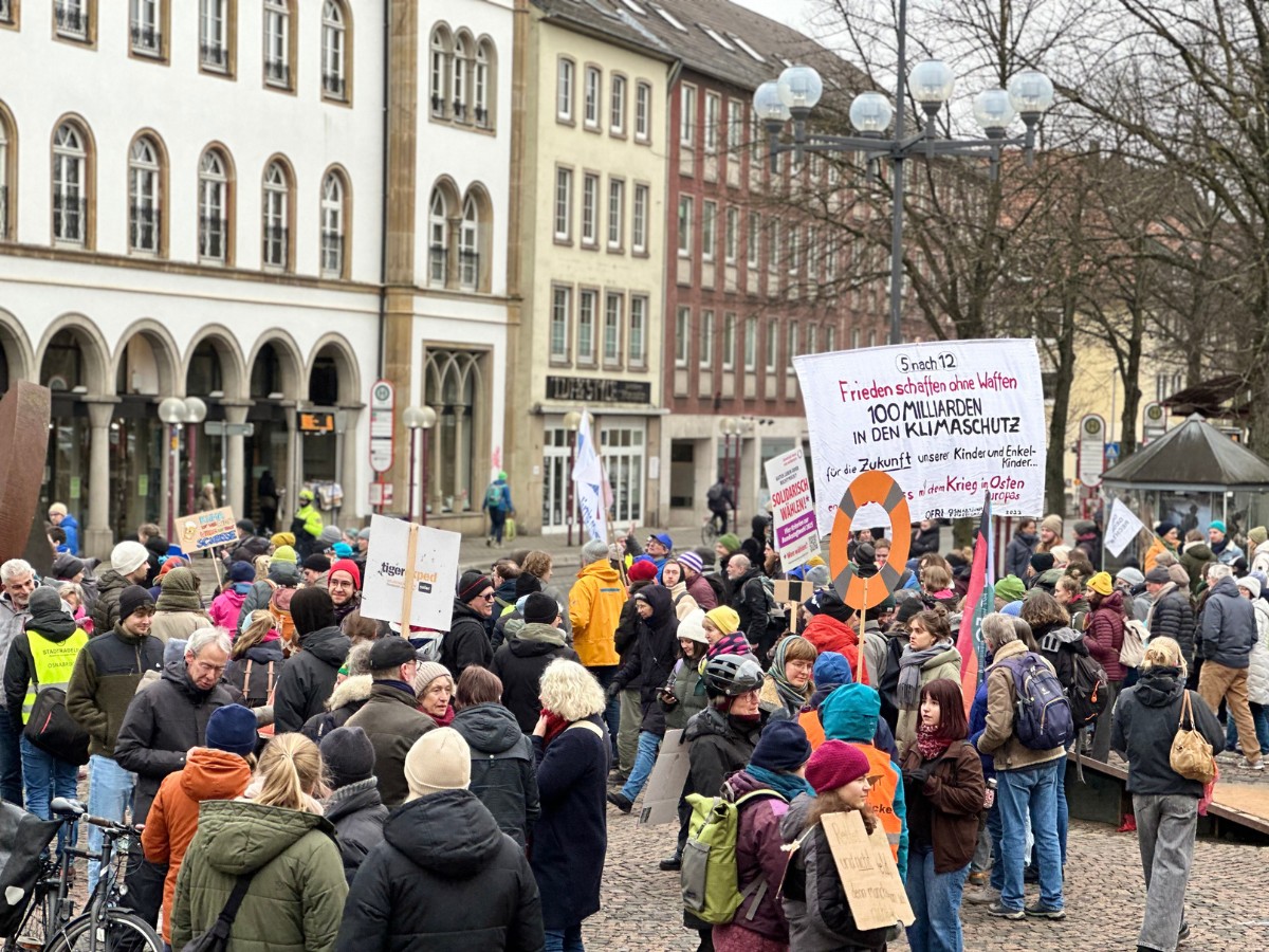 Fridays for Future am 14. Februar 2025. / Foto: Mika Lindenborn