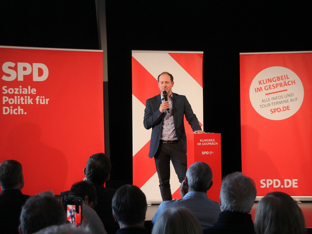 SPD-Chef Lars Klingbeil wirbt in Osnabrück für Thomas Vaupel und starke Industrie Thomas Vaupel / Foto: Dominik Lapp