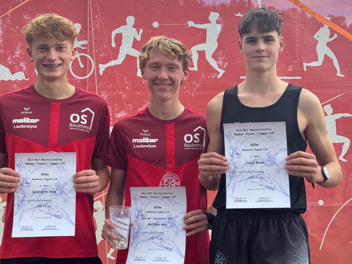 Konstantin Hans, Matthias Apel und Julius Brand. / Foto: Anton Siemer