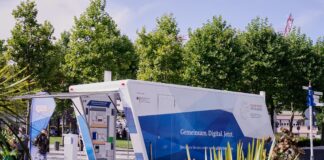 Das Gigabit-Mobil des Gigabitbüros des Bundes kommt auch nach Osnabrück.