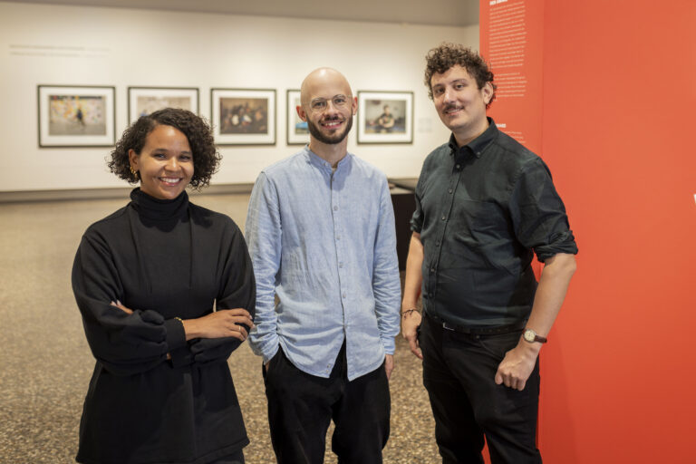 Verdiana Albano, Maximilian Mann und Axel Javier Sulzbacher. / Foto: Swaantje Hehmann