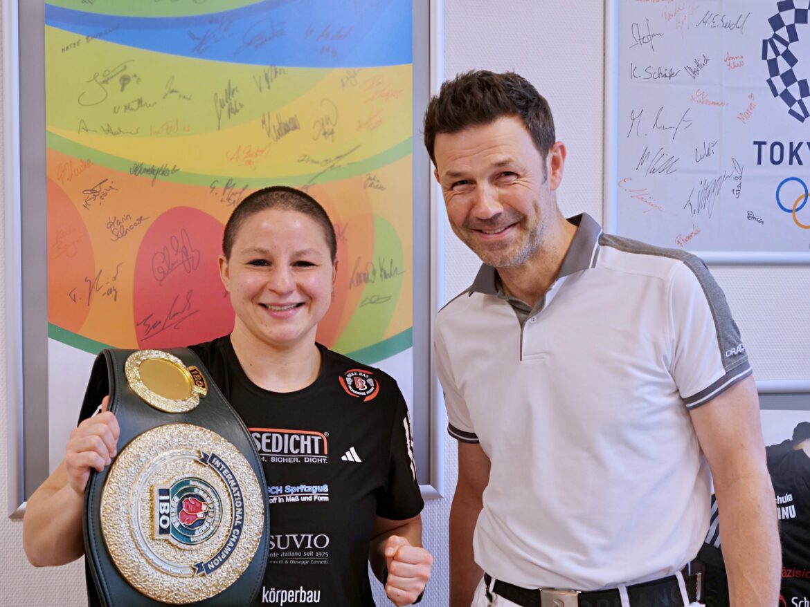 Beke Bas und PD Dr. Casper Grim. / Foto: Monika Vollmer