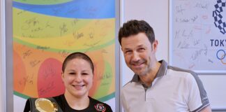 Beke Bas und PD Dr. Casper Grim. / Foto: Monika Vollmer