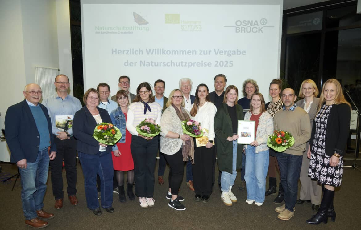 Naturschutzpreis 2025 von Stadt und Landkreis Osnabrück - alle Preisträger / Foto: Uwe Lewandowski