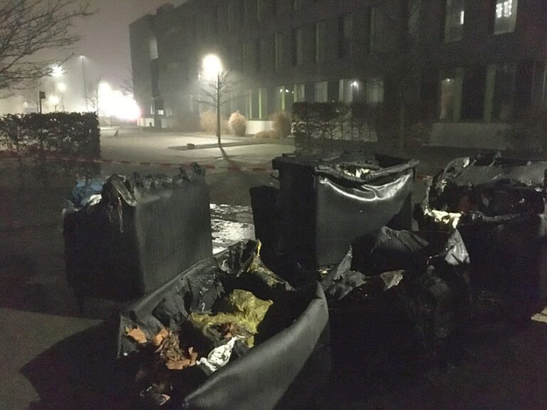 Brand im Wissenschaftspark. / Foto: Dominik Lapp