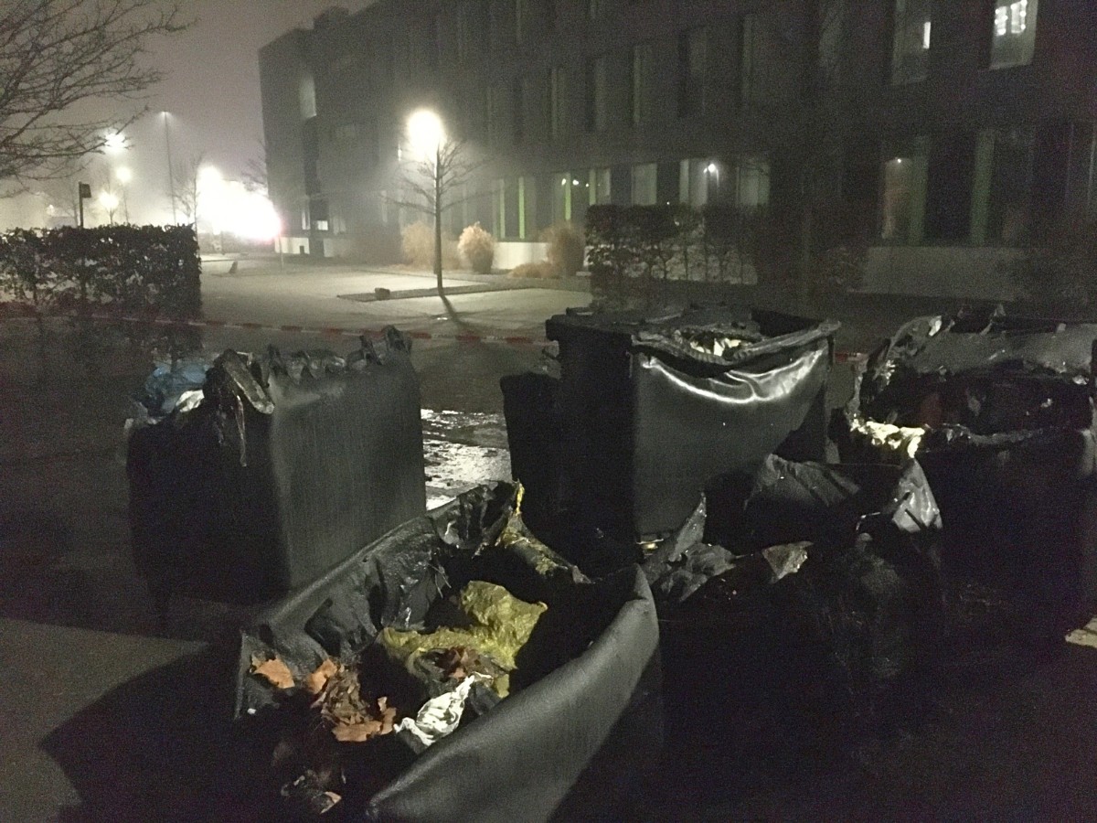 Brand im Wissenschaftspark. / Foto: Dominik Lapp