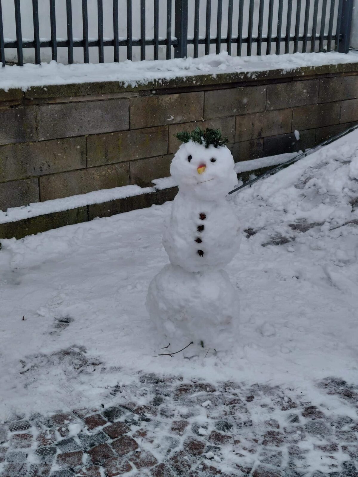 Bestes Wetter zum Schneemannbauen / Foto: Justus Hanneken