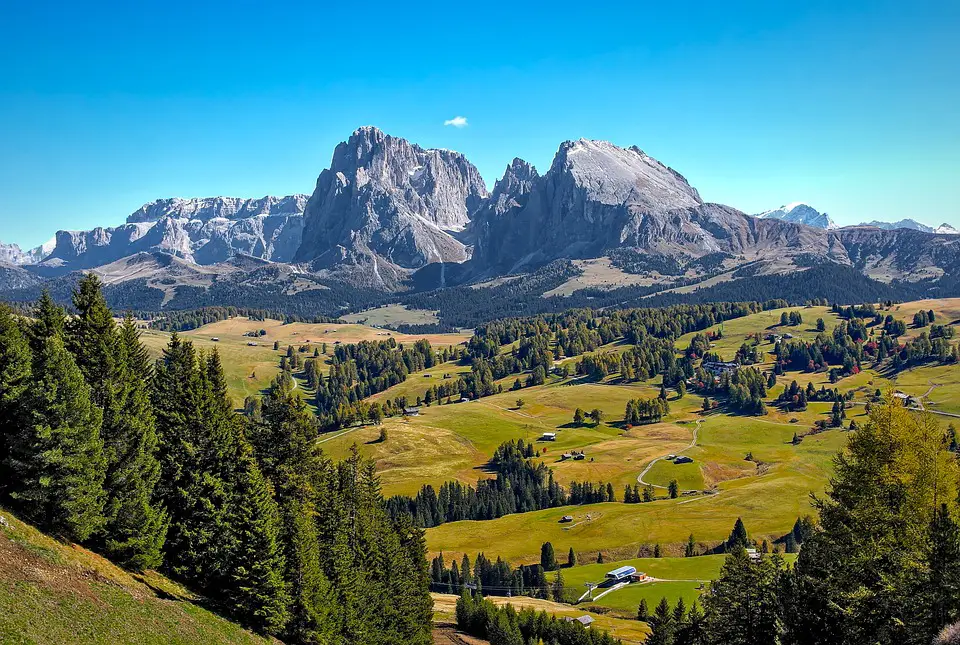 Vor allem in den Bergregionen wie Südtirol kann man herrlich klare Luft atmen. 