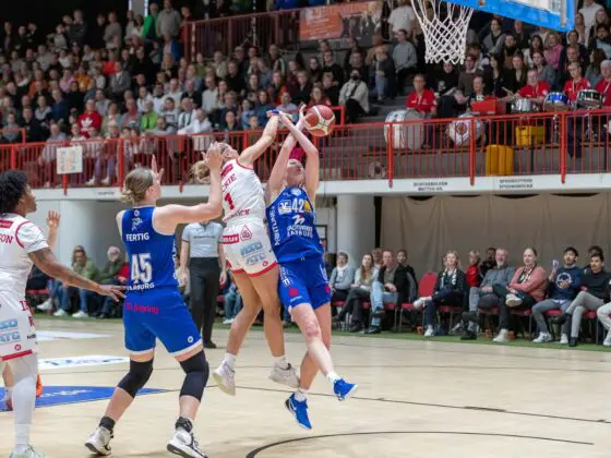 GiroLive Panthers vs. BC Pharmaserv Marburg Blue Dolphins am 26.10.2025. / Foto: Alexander Reinhard