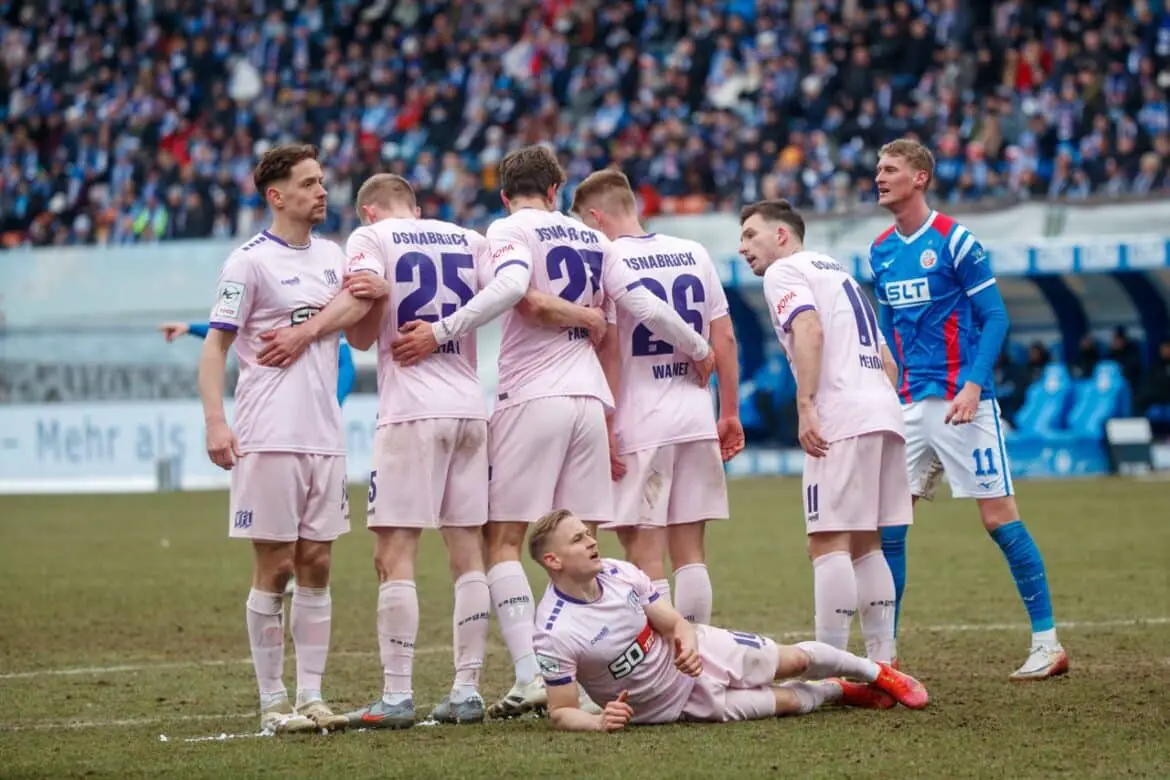 Freistoßmauer vom VfL Osnabrück