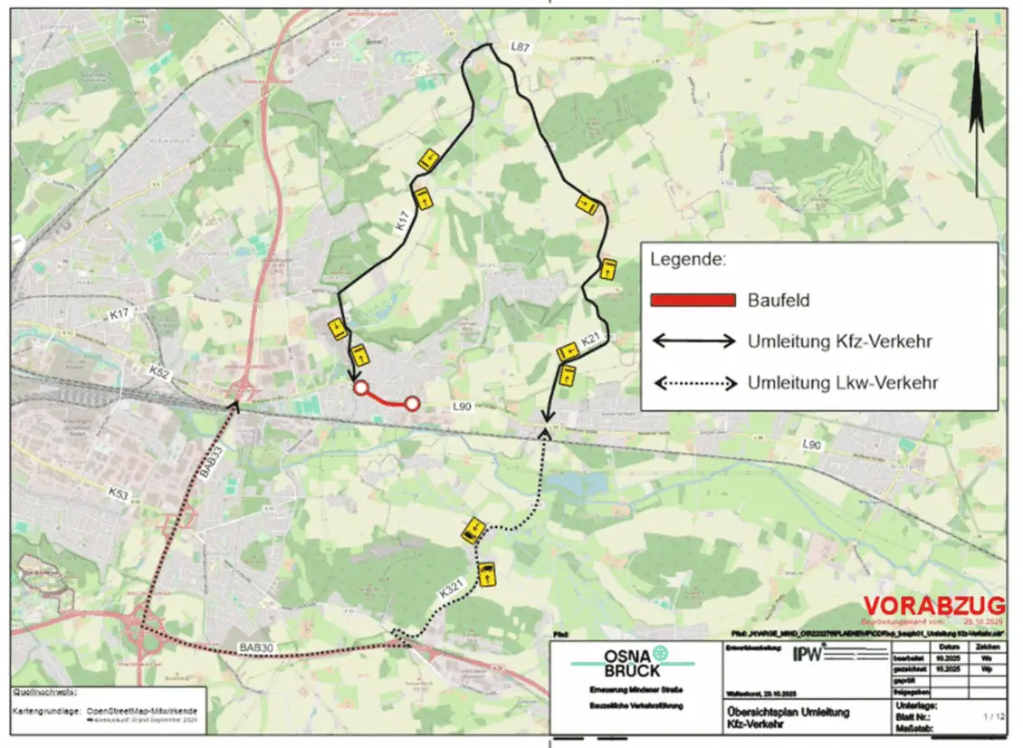 Sanierung der Mindener Straße