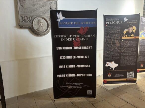 Gedenken an ukrainische Kinder / Foto: Lilli Würdemann