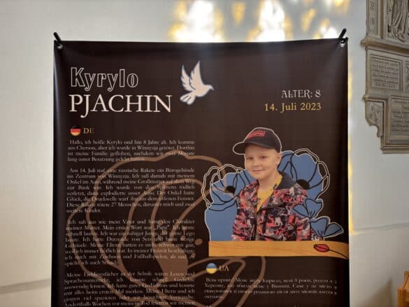 Gedenken an Kyrylo Pjachin / Foto: Lilli Würdemann