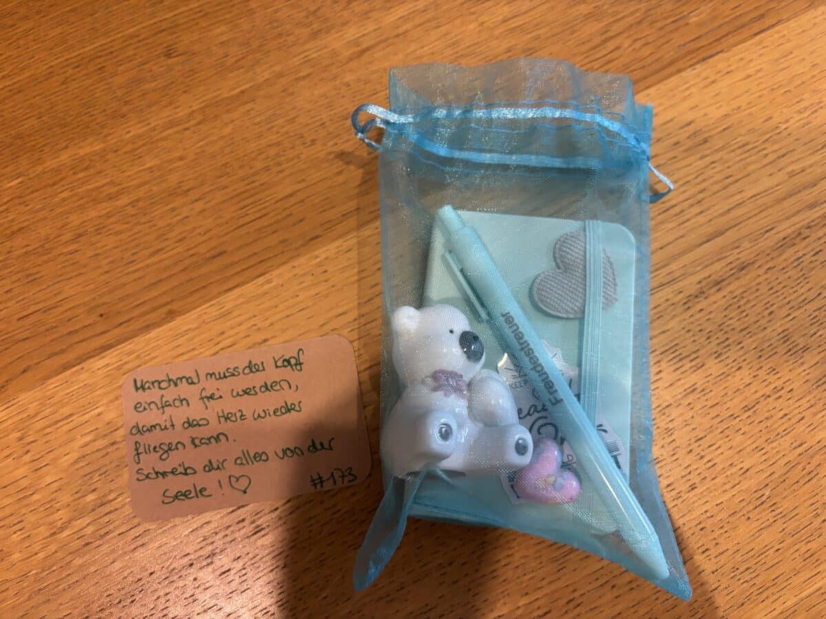 Spruch im Überraschungssäckchen / Foto: Lilli Würdemann