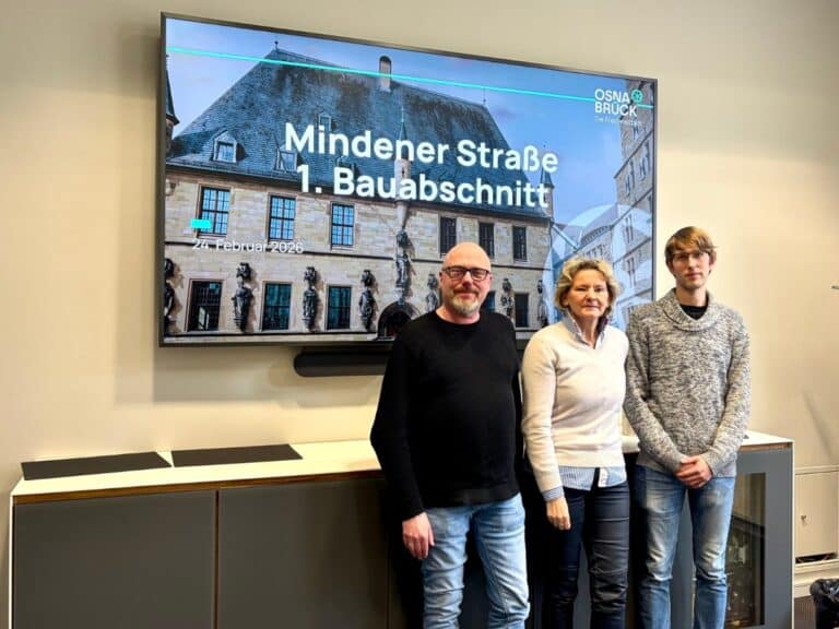 Sanierung der Mindener Straße. / Foto: Lilli Würdemann in Darum/Gretesch