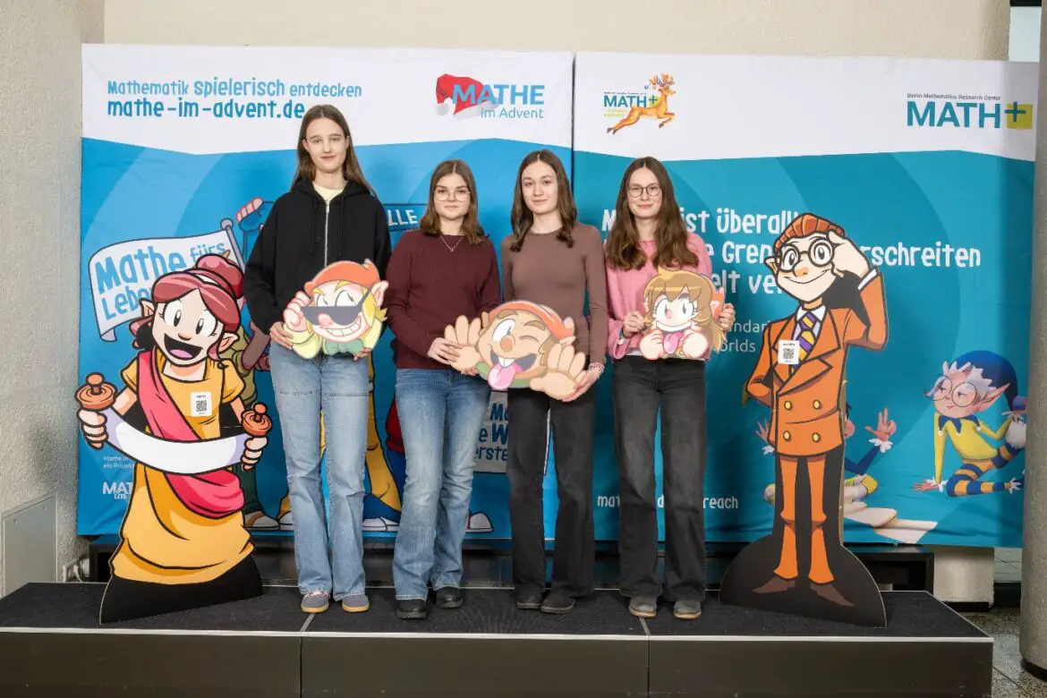 Preisträgerinnen von "Mathe im Advent"