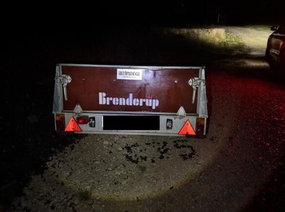 Hänger Abstellort / Foto: Polizei Osnabrück