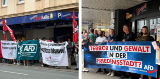 AfD-Demonstration in der Johannisstraße