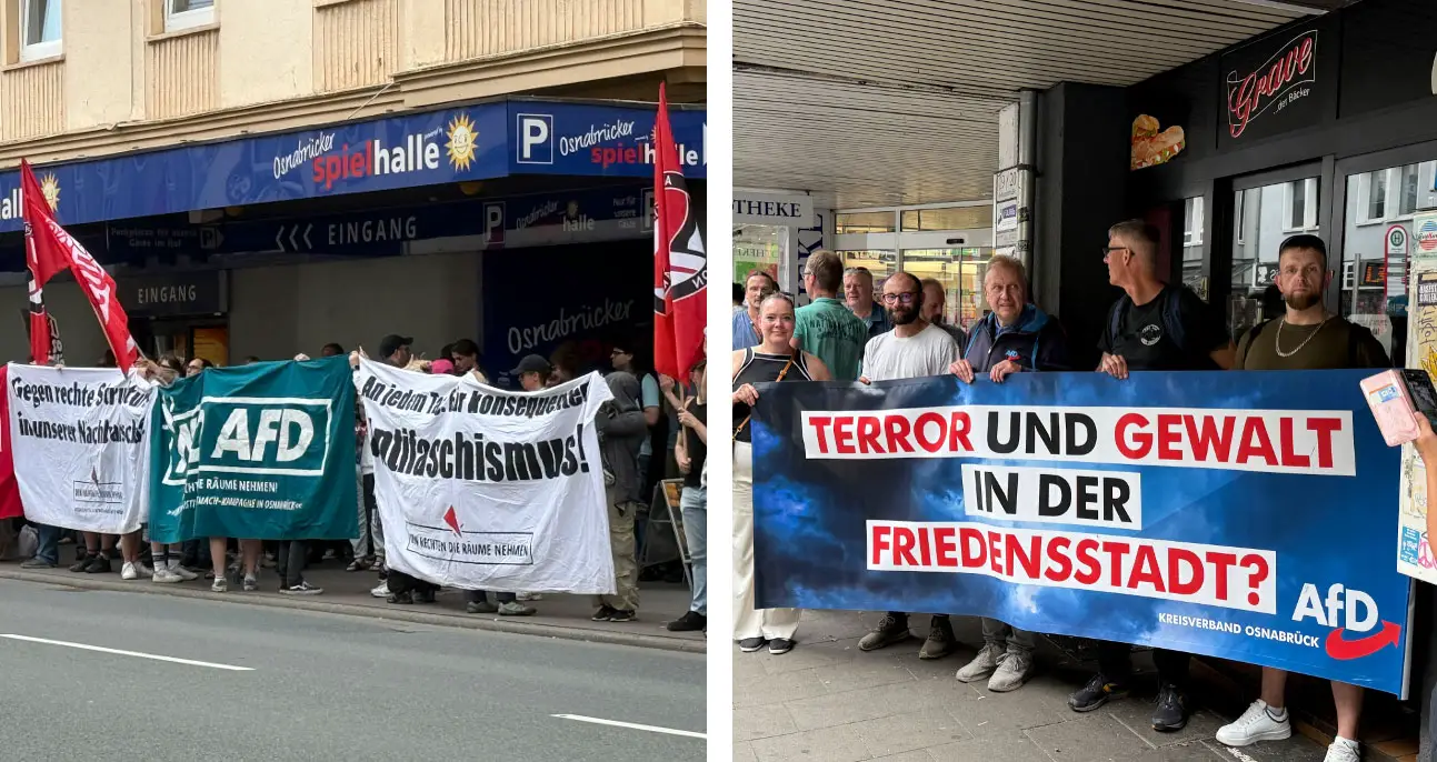 AfD-Demonstration in der Johannisstraße