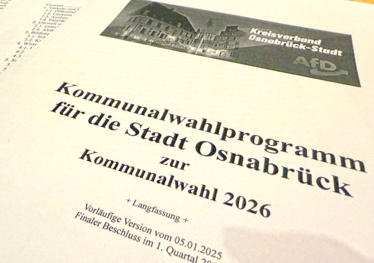 Kommunalwahlprogramm 2026 der AfD