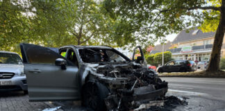 Volvo ausgebrannt in Osnabrück Eversburg
