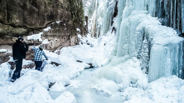 Wandern in Eis und Schnee