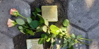 Stolpersteine von Johann Bender und Herrmann Bernhard Heying / Foto: Maximilian Kahle