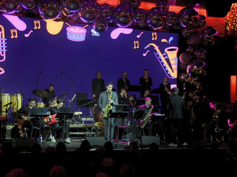 Marc Doffey und die Uni Big Band beim Big-Band-Meeting im Alando Ballhaus